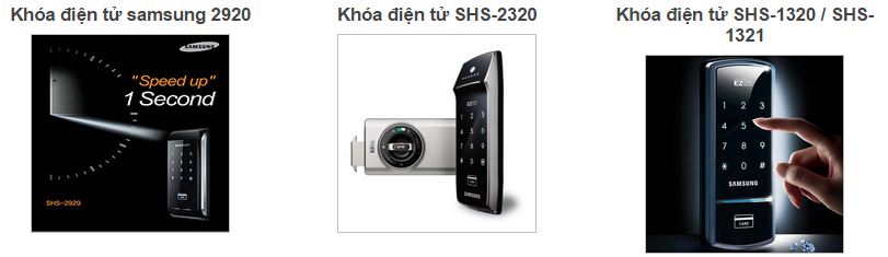 Khóa cửa samsung